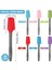 12 Adet Mini Silikon Spatula Kauçuk Küçük Silikon Kazıyıcı Isıya Dayanıklı Yapışmaz Esnek Mutfak Spatula Islak Evcil Hayvan Maması Kavanoz Pişirme Pişirme Buzlanma Karıştırma Aracı (Yurt Dışından) 2