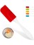 Silikon Spatula, Yumurta, Pişirme, Fırınlama ve Karıştırma Için Yapışmaz Isıya Dayanıklı Kauçuk Çevirmeli Spatula (Kırmızı) (Yurt Dışından) 1