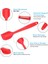 Silikon Spatula 4 Parçalı Set, Paslanmaz Çelik Çekirdekli, Isıya Dayanıklı Yapışmaz Kauçuk Spatula, Turuncu (Yurt Dışından) 1