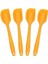 Silikon Spatula 4 Parçalı Set, Paslanmaz Çelik Çekirdekli, Isıya Dayanıklı Yapışmaz Kauçuk Spatula, Turuncu (Yurt Dışından) 2
