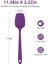 Isıya Dayanıklı Silikon Kaşık Spatula: 600°F Yüksek Isıya Dayanıklı 11.38 Inç Silikon Karıştırma Karıştırma Pişirme Kazıma Pişirme Kabı Kazıyıcı Yapışmaz Tencere Için Dikişsiz Yayı (Yurt Dışından) 2