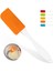 Silikon Spatula, Yumurta, Pişirme, Pişirme ve Karıştırma Için Yapışmaz Isıya Dayanıklı Kauçuk Çevirme Spatula (Turuncu) (Yurt Dışından) 1