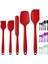 Silikon Spatula Seti, Yapışmaz Pişirme ve Fırınlama Için Isıya Dayanıklı Mutfak Spatulaları, Dikişsiz Tek Parça Tasarım, Esnek Spatula, Bulaşık Makinesinde Yıkanabilir, 5'li Kauçuk (Yurt Dışından) 1