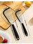 Yapışmaz Tencere Için 2 Adet Balık Spatula, Kızarmış Yumurta Burger Biftek Pişirmek Için Silikon Balık Turner Spatula (Siyah) (Yurt Dışından) 4