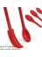 Mini Spatula - Makyaj Spatula - Küçük Silikon Spatula Seti - Makyaj Için Minik Kauçuk Spatula - Mutfak Için Ince Kavanoz Kazıyıcı(Schwarz) (Yurt Dışından) 3