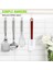 5'li Set Silikon Spatula Kauçuk Spatula Isıya Dayanıklı Silikon Spatula Mutfak Pişirme Için Yüksek Sıcaklık Ticari Silikon Spatula Karıştırma Kızartma Yayma Pişirme, Bulaşık Makine (Yurt Dışından) 3