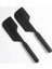 2 Adet Silikon Spatula, Isıya Dayanıklı, Yapışmaz Tencere Için, Mutfak Pişirme, Pişirme ve Karıştırma Için, Bulaşık Makinesinde Yıkanabilir Silikon Spatula (Siyah) (Yurt Dışından) 1