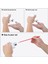 Adet Silikon Spatula Seti Mini Kavanoz Kazıyıcı Küçük Silikon Spatula Makyaj Spatula Mini Spatula Losyon Karıştırıcı Gıda Şişelerinden Alın Güzellik Ürünleri (Kırmızı) (Yurt Dışından) 2