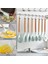 33 Pcs Mutfak Gereçleri Seti, Kikcoin Ahşap Saplı Silikon Pişirme Gereçleri Tutuculu Set, Spatula Yapışmaz Tencere Için Silikon Isıya Dayanıklı Pişirme Aletleri (Zeytin Yeşili) (Yurt Dışından) 3
