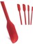 Mini Silikon Spatula Seti - Makyaj Için Küçük Kauçuk Spatula - Mutfak Için Ince Kavanoz Kazıyıcı (4'lü Paket) (Karışık) (Yurt Dışından) 4