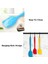 Paslanmaz Çelik Çekirdekli 8, 6 Küçük ve 2 Büyük Yapışmaz Isıya Dayanıklı Kauçuk Spatuladan Oluşan Silikon Spatula Seti (Yurt Dışından) 3