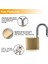 Abrafox Prinç Aynı Anahtarlı Asma Kilit, Benzer Anahtarlı Kilit-(1-9/16 Inç 40MM) 2'li Paket (Yurt Dışından) 4
