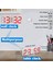3D LED Dijital Çalar Saat, 8.4-U201D Masa ve Duvar Saatleri Ayarlanabilir Parlaklık, 12-24SAAT, Erteleme, Yatak Odası Ofis Ev Oturma Odası Için Masa Çalar Saati (Beyaz-kırmızı) (Yurt Dışından) 4