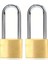 Abrafox Kilidi Prinç Anahtarlı Farklı Uzun Kelepçe Asma Kilit - (1-9/16 Inç 40MM 2 Paket) (Yurt Dışından) 2