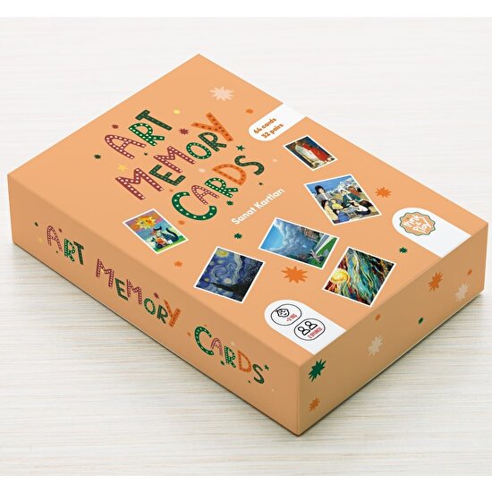 Think and play Art Memory Cards- Eşleştirme oyunu- Hafıza kartları- Çocuk kutu oyunu