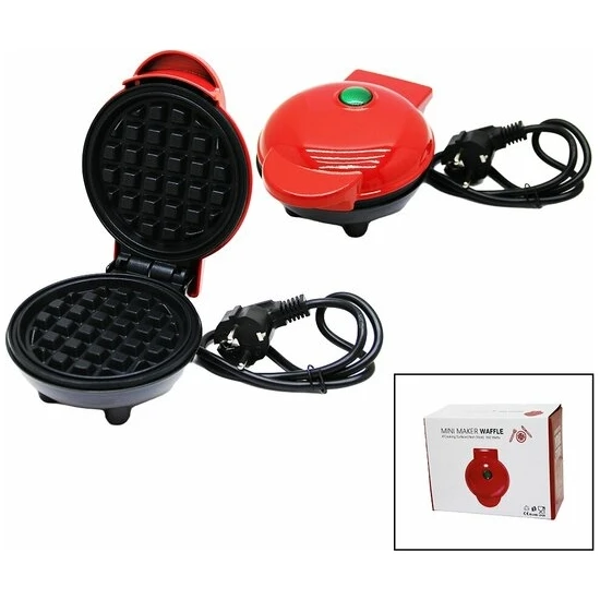 Go İthalat Pratik Elektrikli Mini Waffle Makine 350 W  (0)