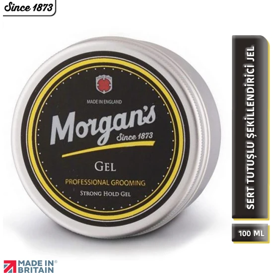 Morgan's Pomade Strong Hold Gel - Yüksek Tutuşlu Şekillendirici Jel 100 ml