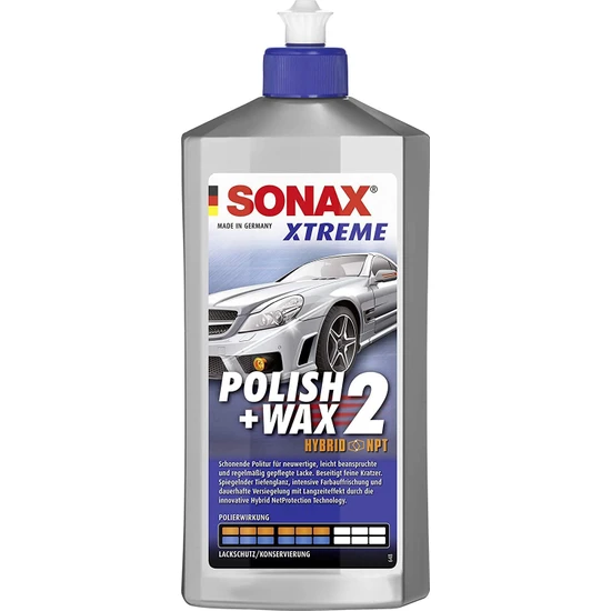 Sonax Xtreme Çizik Giderici ve Parlatıcı Cila Hybrid Npt 250 ml (No:2)