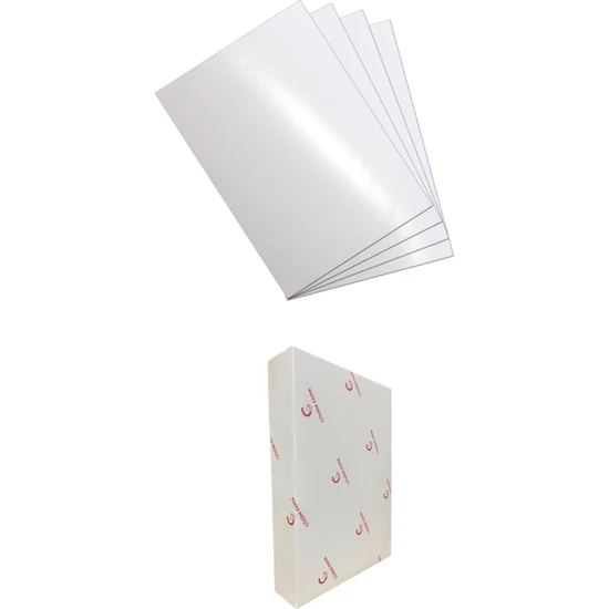 Çözüm Kağıt Parlak Kuşe Gramajlı Kağıt A4 130 gr -  50 Adet