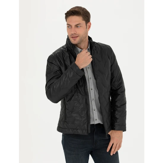 Pierre Cardin Erkek Siyah Mont 50276359-VR046
