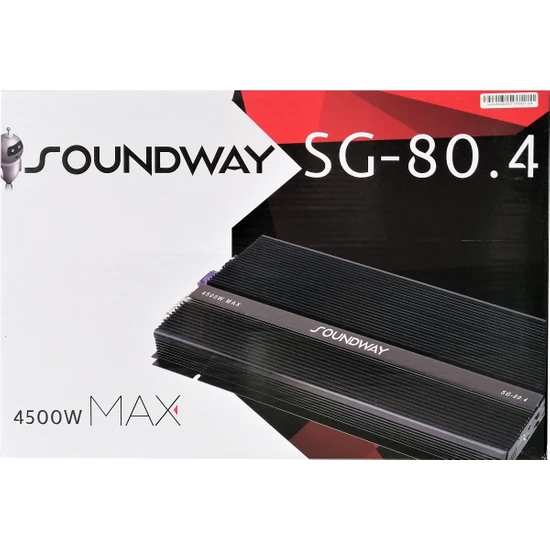 Sounway Sg-80.4 4500 Watt Oto Anfi 4 Kanal