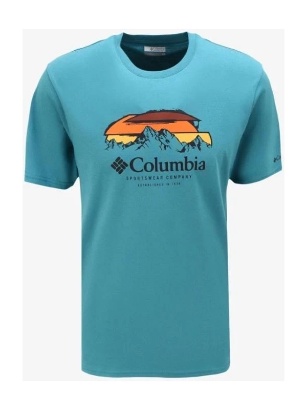 Columbia Csc Hikers Haven Erkek Kisa Kollu T-Shirt Turuncu CS0336-424