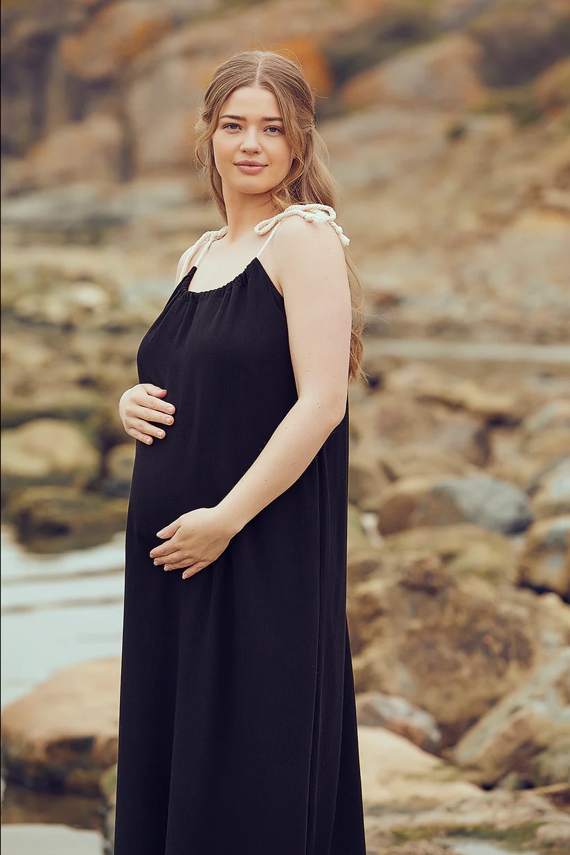 Style The Bump Dream Halat Askılı Hamile Elbise görsel 2