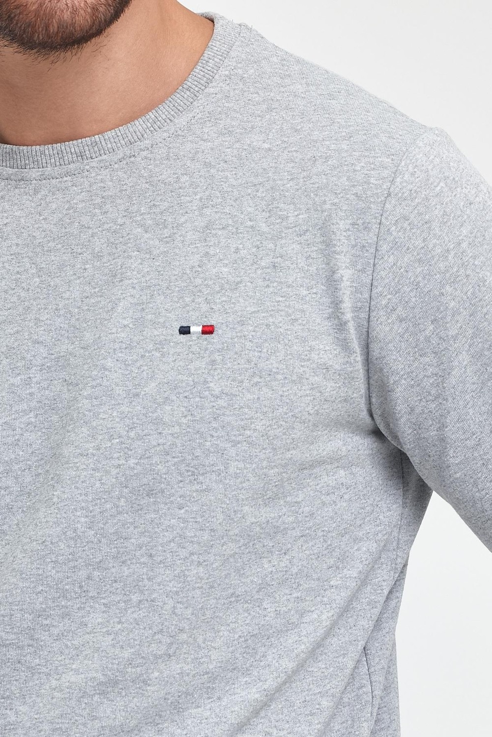 Mmetalic Erkek Çok Renkli Bisiklet Yaka Nakış Detaylı Regular Fit 4'lü Sweatshirt MMTLCE70-4 görsel 5