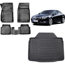Team Car Opel Insignia Sedan 2012 Model 3D Bagaj Havuzu+3d Havuzlu Araca Özel Paspas Takımı