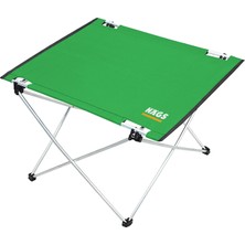 Haegs Ultralight Katlanır Kamp Masası, Piknik, Bbq, Balıkçılık, Avcılık, Plaj Için Taşınabilir Kompakt Outdoor Kamp Masası  Küçük - Yeşil