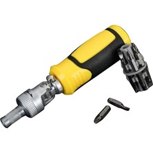 Sourcingasia Fs-13-In-1 Cırcır Katlanabilir T Tipi Toplu Başlı Tornavida Seti Tek Kelime Plumscrewdriver Ev Bakım Araçları (Yurt Dışından)