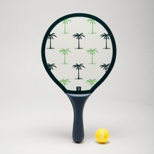 Decathlon Sandever Plaj Tenisi Raket Seti - Beyaz - Woody Racket