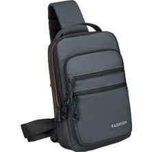 Love Home Yeni Erkek Göğüs Çantası Crossbody Çantası Omuz Çantası Büyük Kapasiteli Çanta Gündelik Çok Fonksiyonlu Sırt Çantası Su Geçirmez Göğüs Çantası (Yurt Dışından)