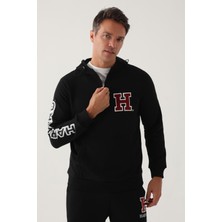 Harvard Siyah Erkek Sweatshirt