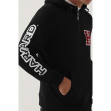 Harvard Siyah Erkek Sweatshirt