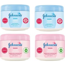 Johnson's Baby Parfümsüz Vazelin 100 Ml 2 Adet + Parfümlü Vazelin 100 Ml 2 Adet