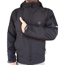 Wolftrap Softshell Kapüşonlu Siyah Mont M