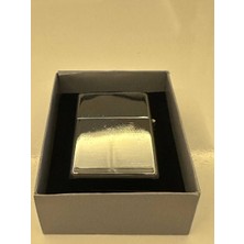 MYK Hediye ve Sanat Atölyesi Kişiye Özel Isim Baskılı Çakmak Zippo Mat ve Gümüş Düz Siyah Çakmak