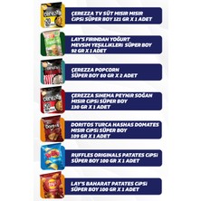 PepsiCo Dizi Cips Paketi (Doritos, Ruffles, Lay's, Çerezza)