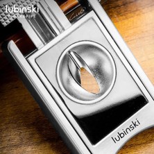 Bek Tobacco Lubinski Metal Puro Sehpalı V Puro Kesici Krom 60 Ring