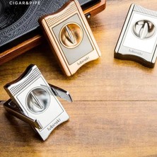 Bek Tobacco Lubinski Metal Puro Sehpalı V Puro Kesici Krom 60 Ring