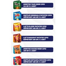 PepsiCo Klasik Mix Cips Paketi (Doritos, Ruffles, Lay's)