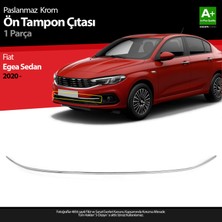 S-Dizayn Fiat Egea Sedan, HB Krom Ön Tampon Çıtası 2020 Üzeri