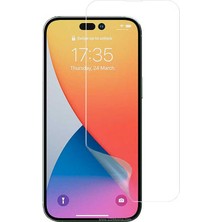 Cepustik Telefon Aksesuarları iPhone 15 Pro Max Nano Micro Temperli Ekran Koruyucu Şeffaf