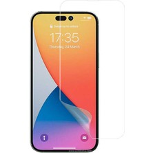 Cepustik Telefon Aksesuarları iPhone 15 Pro Max Nano Micro Temperli Ekran Koruyucu Şeffaf