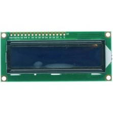 Robikit 2X16 LCD Ekran - I2C Lehimli Mavi Display