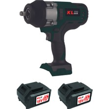 KL Pro  KLSS18BHX-50 18V/5.0AH. 800NM Kömürsüz Çift Akülü Şarjlı Somun Sıkma/sökme Makinesi