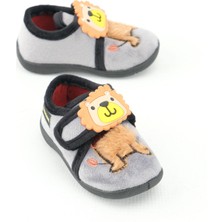 Gezer Bebe Erkek Çocuk Kışlık Cırtlı Ayarlanabilir Günlük Okul Kreş Panduf Ayakkabı