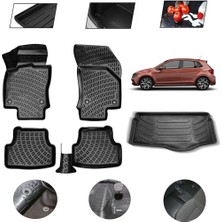 OtoLine Volkswagen Polo Kısım 2023 Model 4d Bagaj Paspas Set