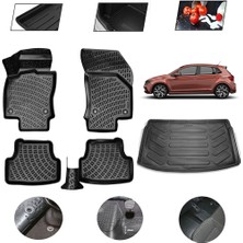 OtoLine Volkswagen Polo Üst Kısım 2025 Model 4d Bagaj Paspas Set